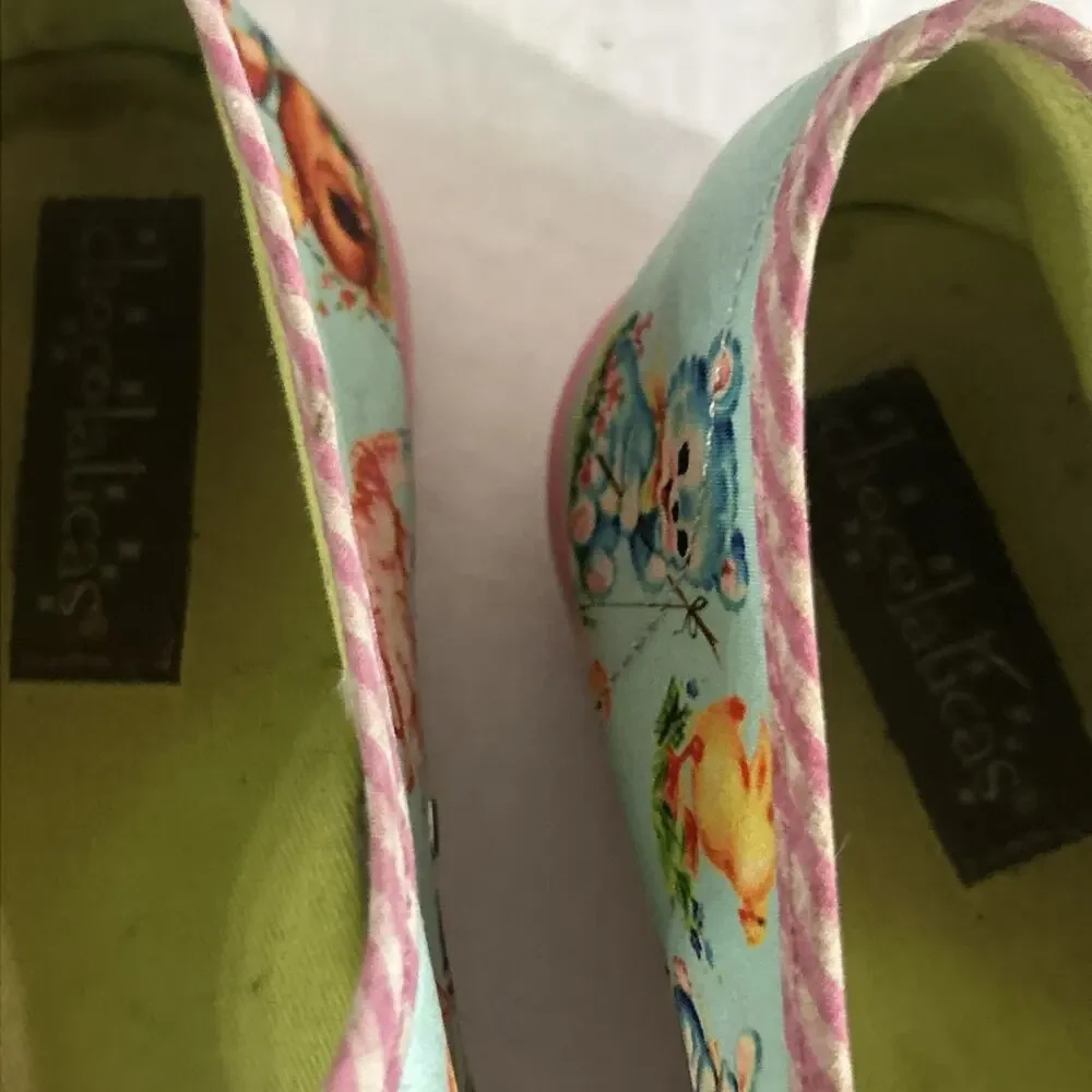 Hot chocolate Design Flat Shoes Size 37 Size 7 Mary Jane’s Vegan Friendly